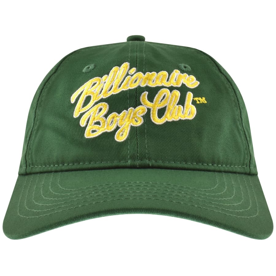Billionaire Boys Club Script Logo Dad Cap Green Mainline Menswear Denmark